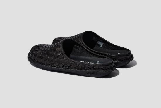 26SS 비바 샌들 로마 우븐 레더 - 프레토 블랙 ROMAWLPB - VIBAE