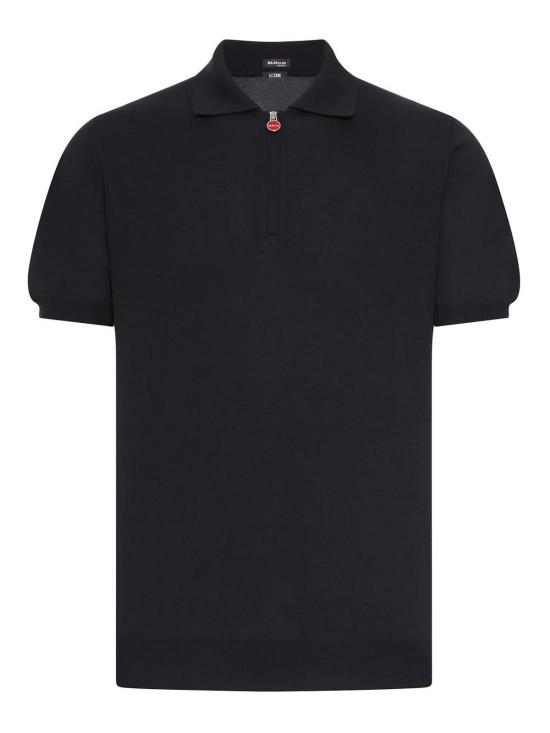 26SS 키톤 폴로 티셔츠 UMKX33ZK501LK5 Black