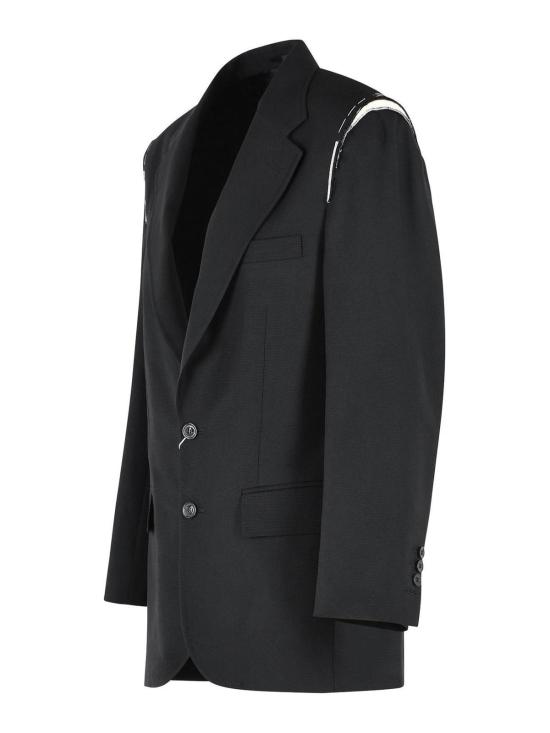 26SS 마르지엘라 울 싱글 브레스티드 블레이저 S50BN0549M35745900 Black - MAISON MARGIELA