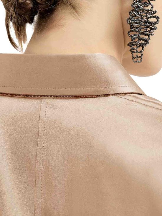 25FW 브루넬로 쿠치넬리 셔츠 M0C59MQ606C9237 Brown - BRUNELLO CUCINELLI