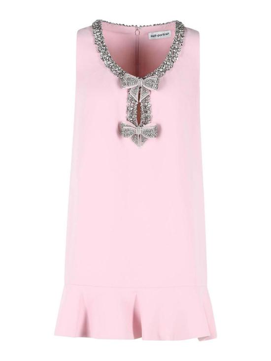 26SS 셀프 포트레이트 미디 스커트 SS26036SAPPINK Nude Neutrals