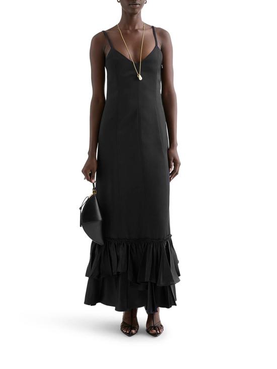 25FW 질샌더 미디 스커트 J02CT0576J65350001 Black - JIL SANDER