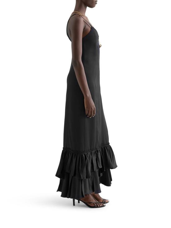 25FW 질샌더 미디 스커트 J02CT0576J65350001 Black - JIL SANDER