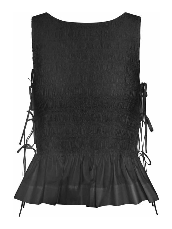 25FW 가니 민소매 티셔츠 W0565099 Black