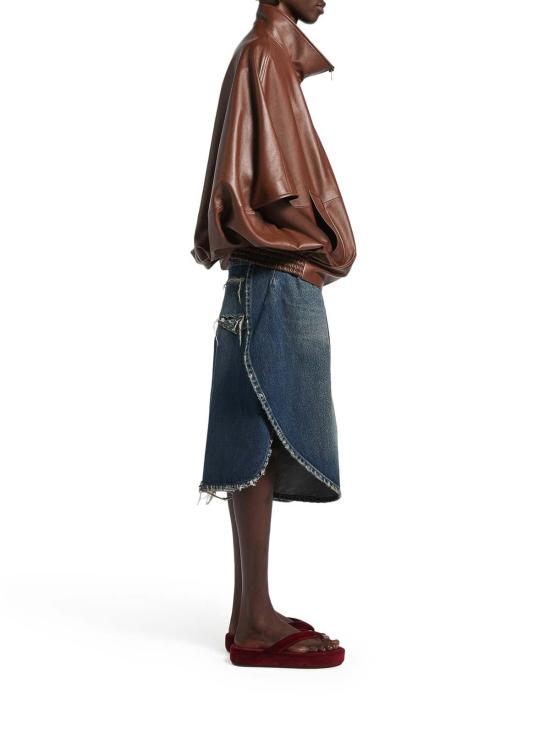 26SS 발렌시아가 숏팬츠 872219TRW614060 Blue - BALENCIAGA