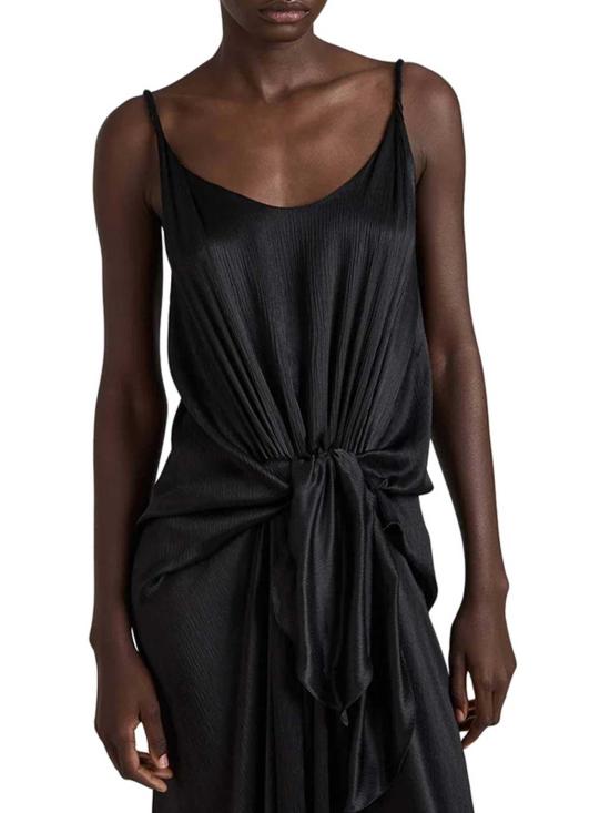 26SS JW앤더슨 롱 원피스 DR0503PG1897999 Black - JW ANDERSON