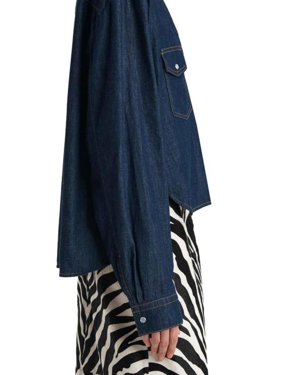 25FW 케이트 민소매 티셔츠 118492E17 Blue - KHAITE