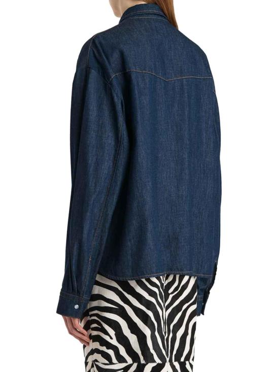 25FW 케이트 민소매 티셔츠 118492E17 Blue - KHAITE