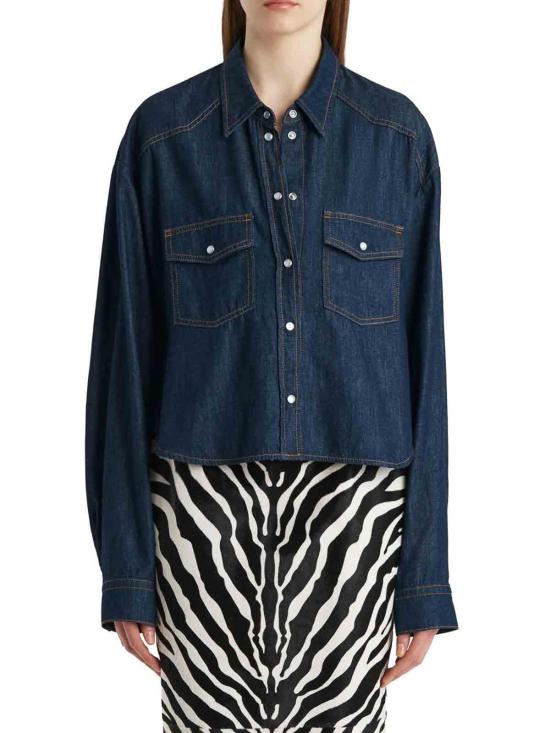 25FW 케이트 민소매 티셔츠 118492E17 Blue - KHAITE