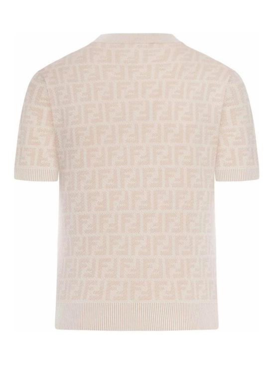 26SS 펜디 FF 울 실크 스웨터 FZXE50AYM1F1UKC Pink - FENDI