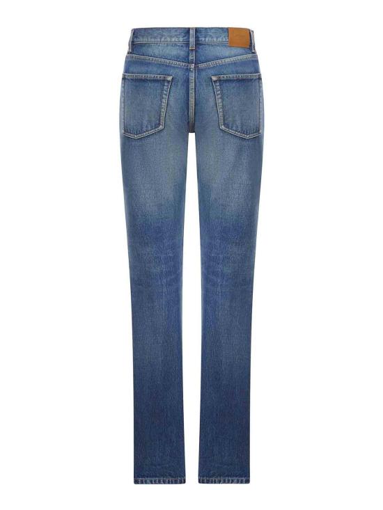 26SS 생로랑 스트레이트 팬츠 827965Y35AY5105 Blue - SAINT LAURENT