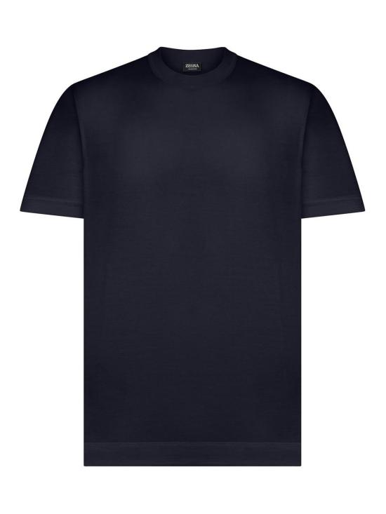 26SS 에르메네질도제냐 반팔 티셔츠 UH386A3H718B09 Blue
