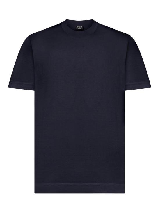 26SS 에르메네질도제냐 반팔 티셔츠 UH386A3H718B07 Blue