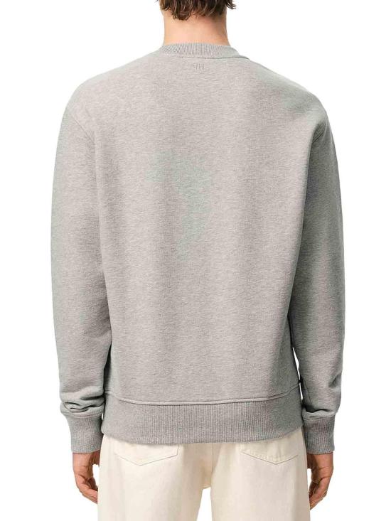 26SS 아미 빅 하트 로고 코튼 니트 스웨트셔츠 USW787730A161 Grey - AMI