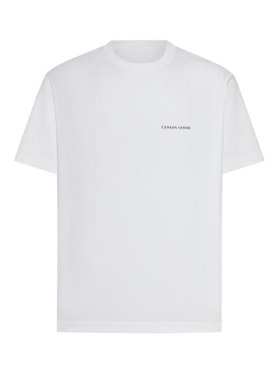 26SS 캐나다구스 반팔 티셔츠 CG1328M19227 White