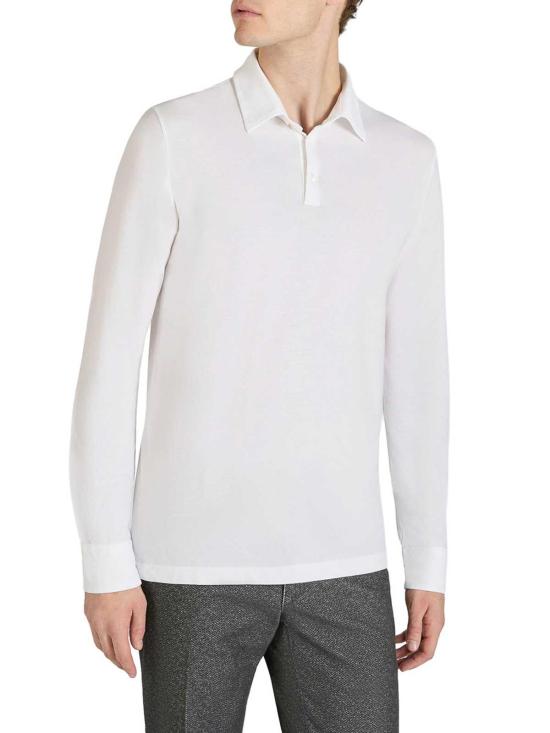 26SS 자노네 폴로 티셔츠 815132ZG380Z0001 White - ZANONE