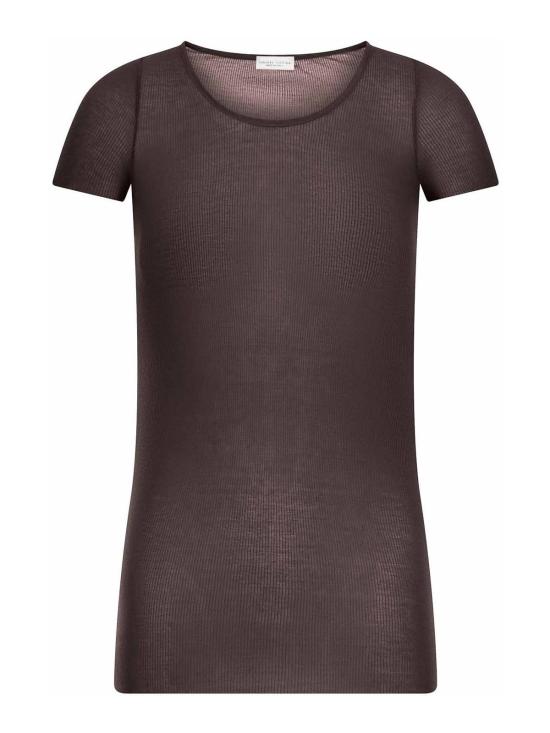 26SS 로베르토 콜리나 반팔 티셔츠 261FXA6002208 Brown