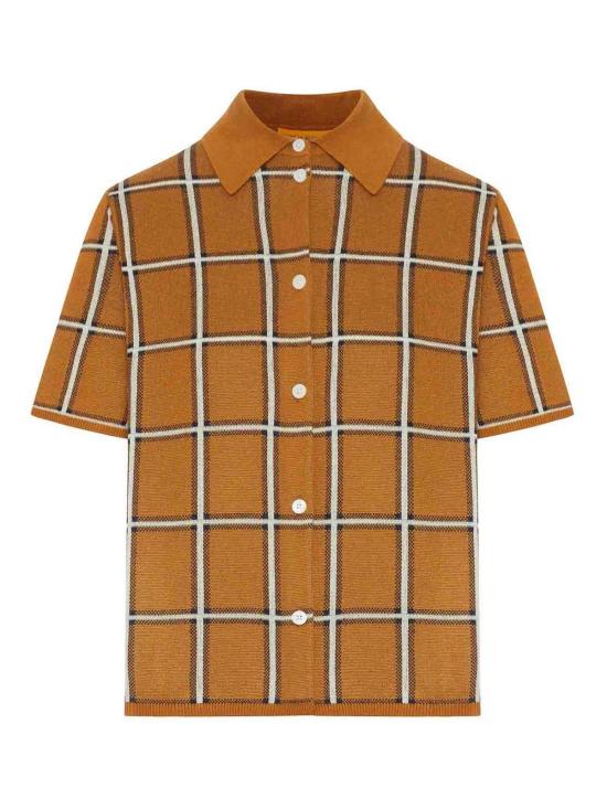 26SS 게스트 인 레지던스 폴로 티셔츠 W29722JFSUEDCO Brown