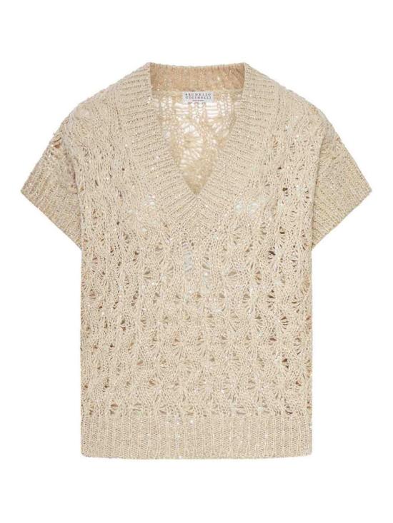 26SS 브루넬로 쿠치넬리 베스트 MEA371112CBU80 Nude Neutrals