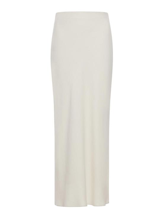 25FW 브루넬로 쿠치넬리 미디 스커트 MH126G3396C579 White