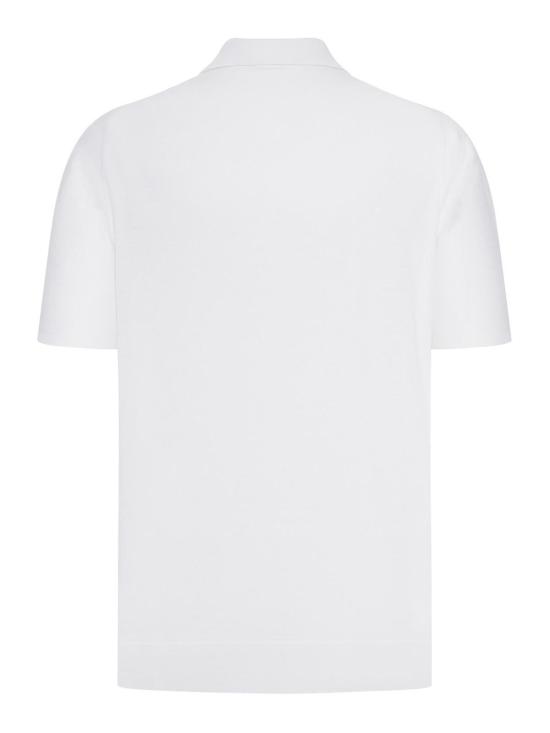 26SS 키톤 폴로 티셔츠 UMKX33Z40C01O40C White - KITON