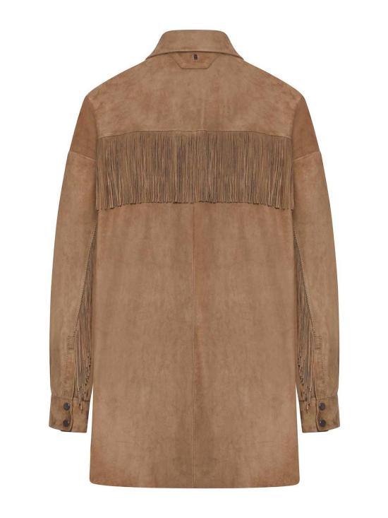 26SS 살바토레 산토로 가죽 자켓 50169DCAMCOOKIE Brown - SALVATORE SANTORO