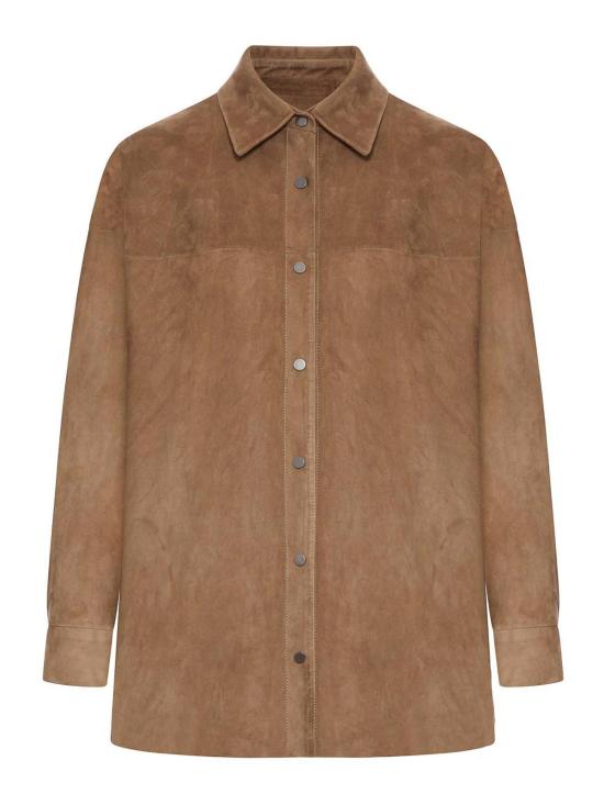 26SS 살바토레 산토로 가죽 자켓 50169DCAMCOOKIE Brown