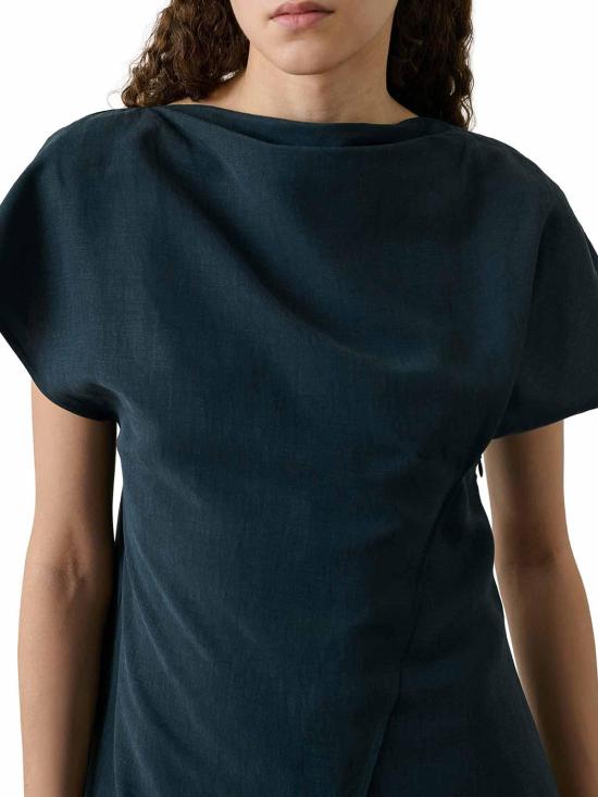 25FW 쉐르 미디 스커트 ROB0788FELICIEBLE3126S Blue - SOEUR