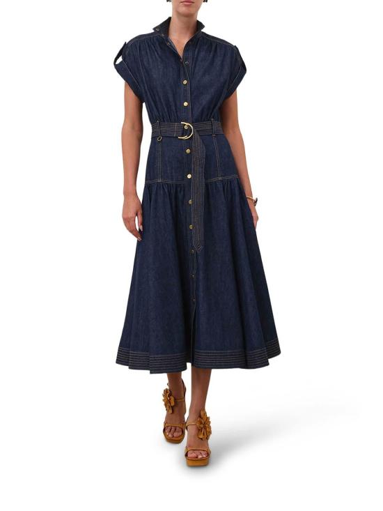 26SS 짐머만 숏팬츠 7479DS26RHBBL Blue - ZIMMERMANN