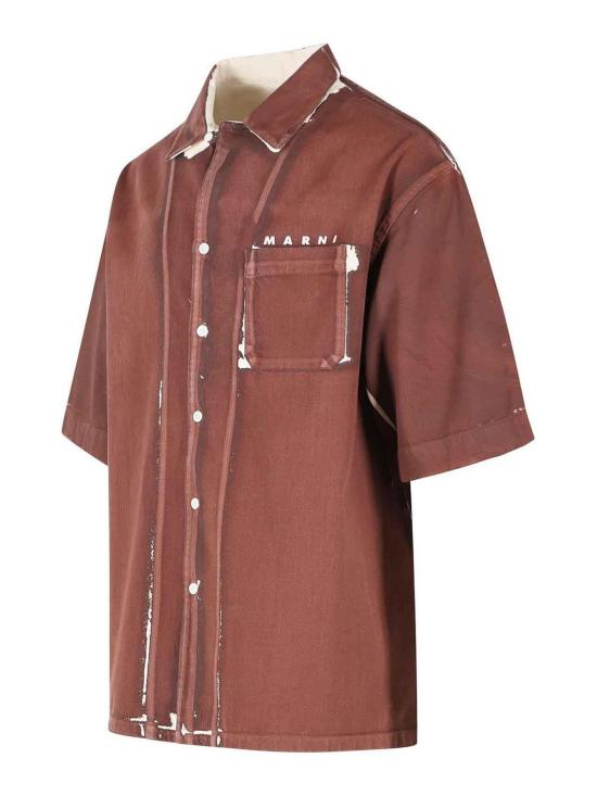 26SS 마르니 셔츠 CUJU0017A2USCY64PRM37 Brown - MARNI