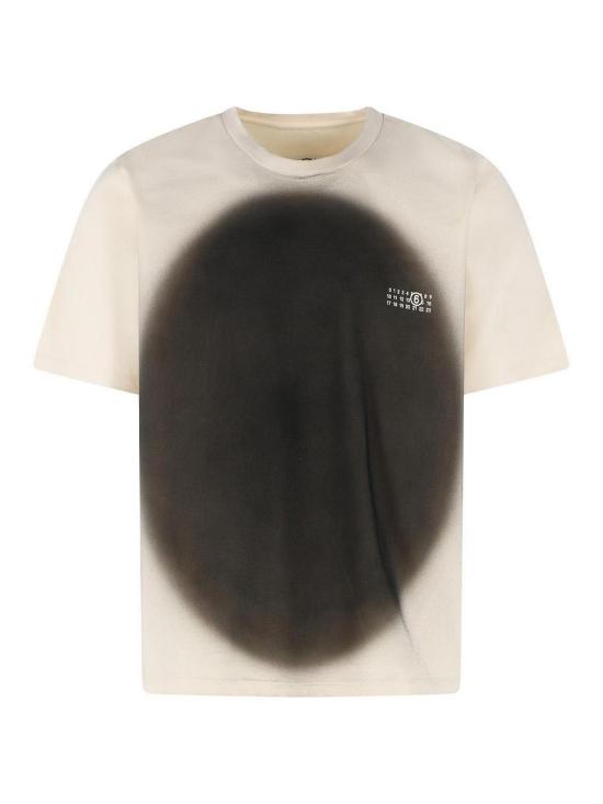 26SS MM6 메종마르지엘라 반팔 티셔츠 SH0GC0064M20177102 Cream