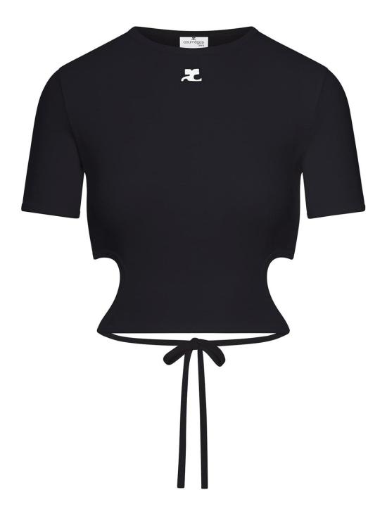 26SS 쿠레쥬 반팔 티셔츠 226JTS256JS02039999 Black