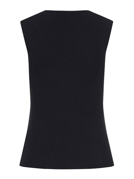 25FW 로베르토 콜리나 민소매 티셔츠 261FXA3121409 Black - ROBERTO COLLINA