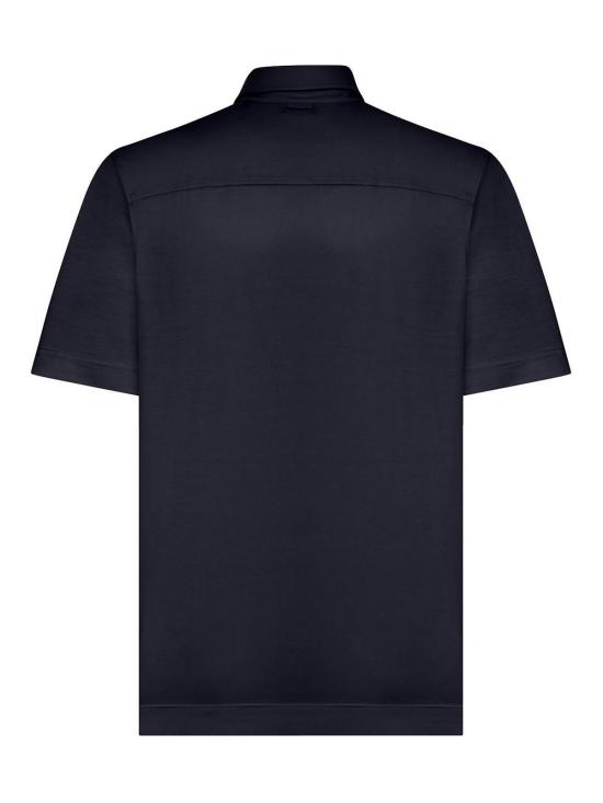 26SS 에르메네질도제냐 폴로 티셔츠 UH386A3H774B09 Blue - ERMENEGILDO ZEGNA