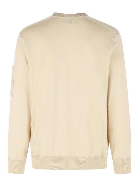 26SS 씨피 컴퍼니 코튼 씨 아일랜드 크루넥 렌즈 스웨터 20CMKN102A110560A114 Beige - C.P. COMPANY