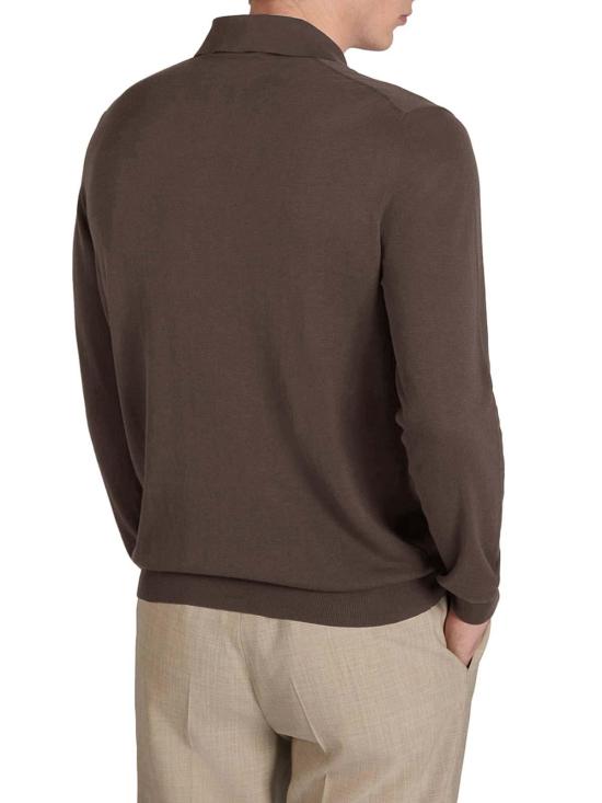 26SS 자노네 폴로 티셔츠 810232ZQ307Z1795 Brown - ZANONE