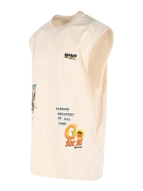 26SS 바로우 민소매 티셔츠 S6BWUATH033013 Cream - BARROW