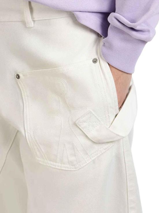 26SS JW앤더슨 스트레이트 팬츠 DT0126PG1933002 White - JW ANDERSON