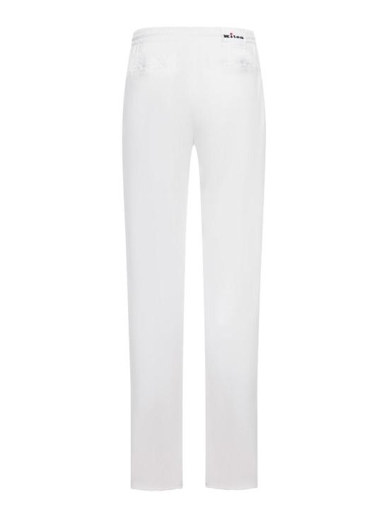 26SS 키톤 스트레이트 팬츠 UP1LACK0606H02004004 White - KITON