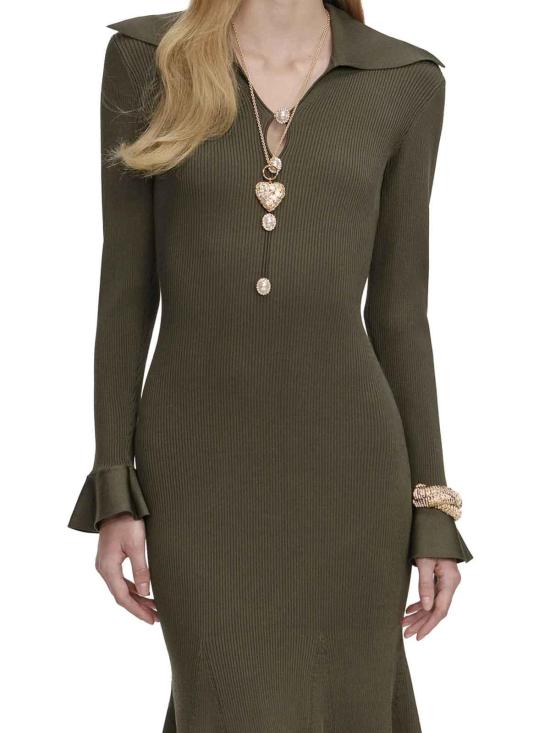 26SS 셀프 포트레이트 미디 스커트 SS26185MGREEN Green - SELF PORTRAIT