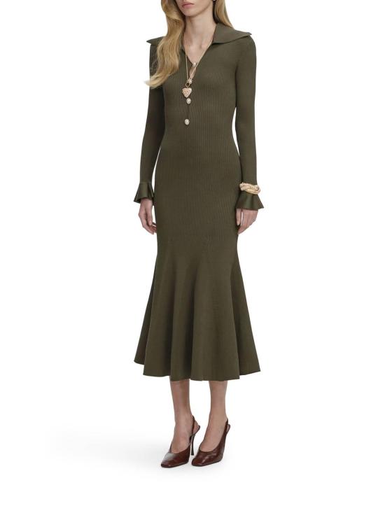 26SS 셀프 포트레이트 미디 스커트 SS26185MGREEN Green - SELF PORTRAIT