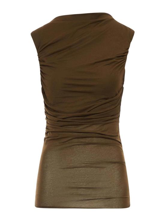 25FW 쉐르 민소매 티셔츠 TSH0624IRINAKAK1026S Green