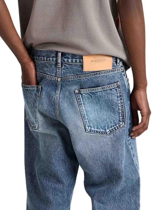 26SS JW앤더슨 스트레이트 팬츠 DT0117PG1852172 Blue - JW ANDERSON