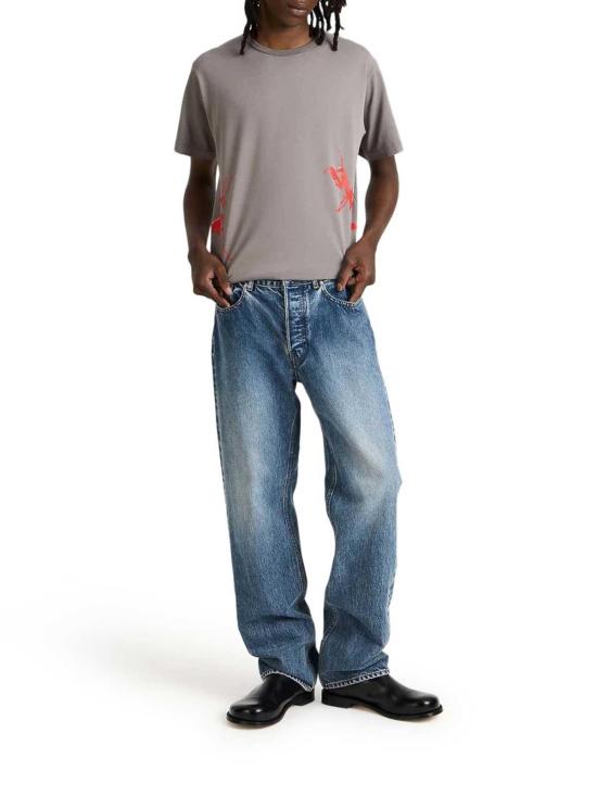 26SS JW앤더슨 스트레이트 팬츠 DT0117PG1852172 Blue - JW ANDERSON