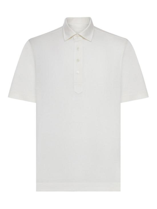 26SS 에르메네질도제냐 폴로 티셔츠 UH386A3H774N01 Nude Neutrals