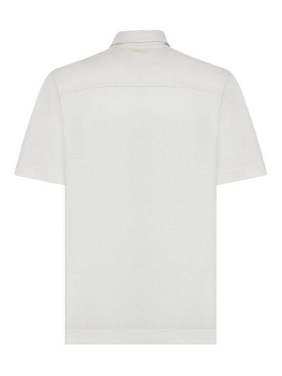 26SS 에르메네질도제냐 폴로 티셔츠 UH386A3H774N01 Nude Neutrals - ERMENEGILDO ZEGNA