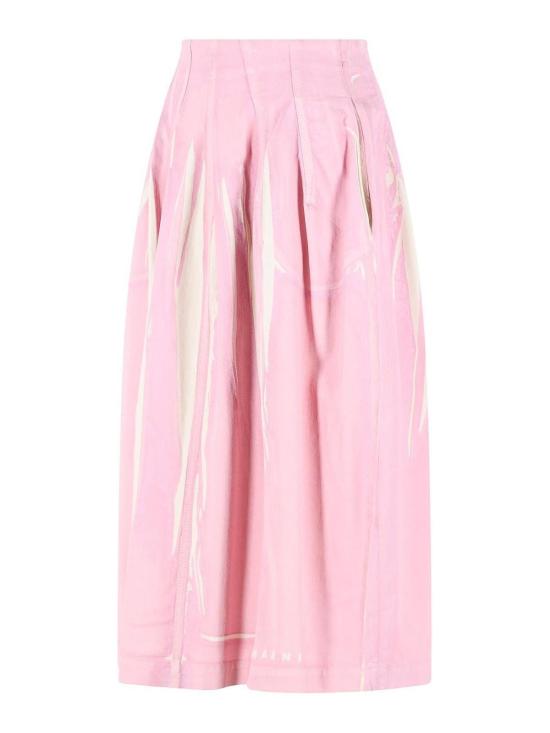 26SS 마르니 미디 스커트 GOJD0703A1USCY64PRC13 Nude Neutrals - MARNI