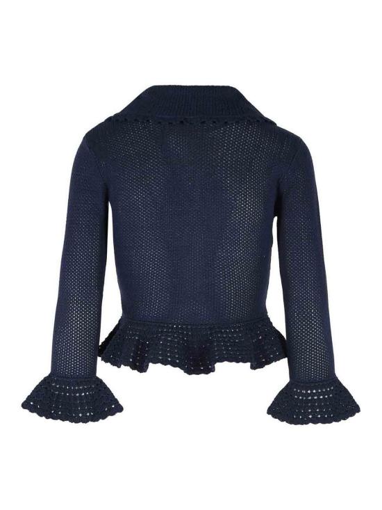 26SS 셀프 포트레이트 가디건 SS26048CNNAVY Dark Blue - SELF PORTRAIT