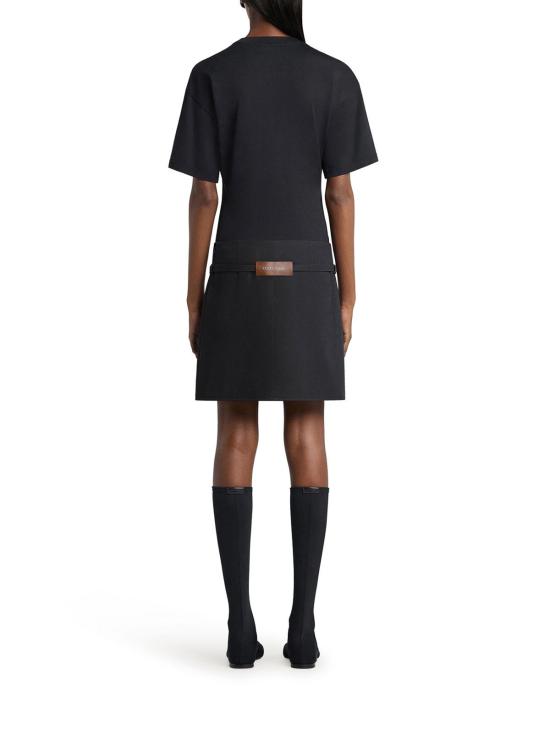 26SS 쿠레쥬 반팔 티셔츠 226JTS168JS02339999 Black - COURREGES