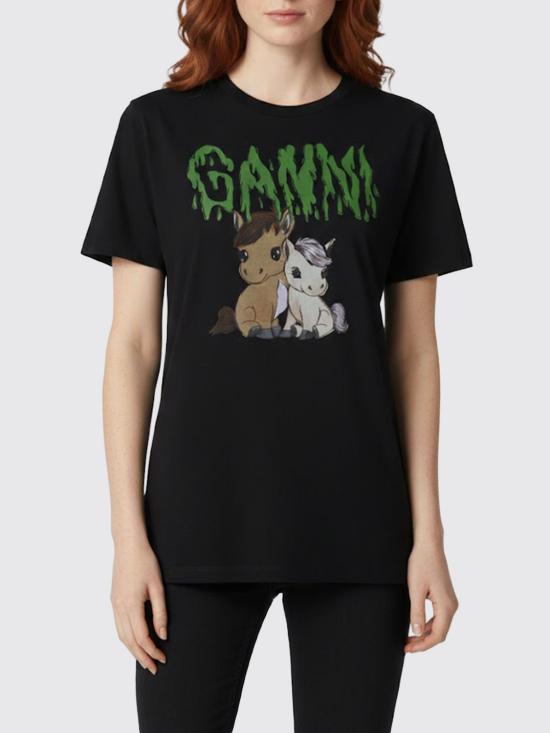 26SS 가니 반팔 티셔츠 A1050048 252 GREY DOM